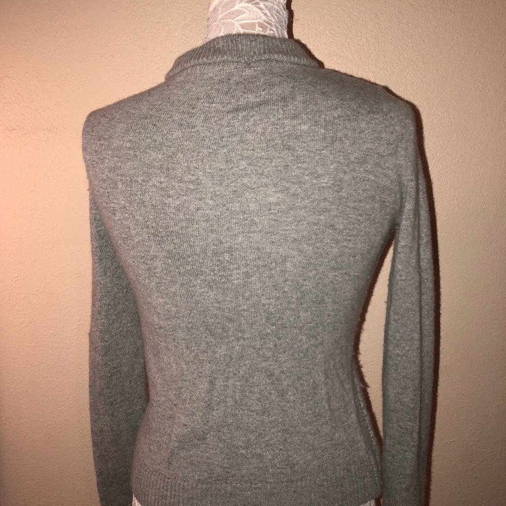 💰Joan Vass || grey sweater woven knitted sweater - Picture 4 of 5